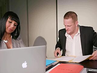 Rough Anal Domination: Big Boobs Secretary Valentina Ricci Teased and Fucked in 4K