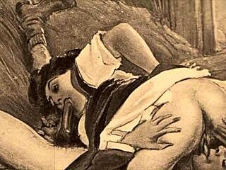 exploring vintage erotic drawings from antique hentai anime