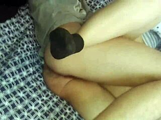 teen begs for relief as friend dominates in intense session