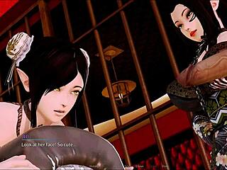 harem hotel game episode 137 with various rooms and events