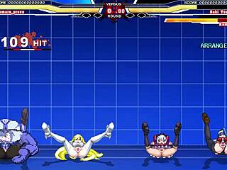 Kuromaru battles in arcana heart with intense sex