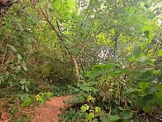 Please don't stop! Cum inside me outdoors!