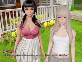 Cartoon cuckold gameplay unfolds in wild Ripples Part 7