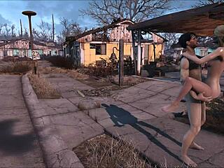 Wow, check out Fallout 4 Sanctuary by night! This 3D hentai game is unreal crazy hot!