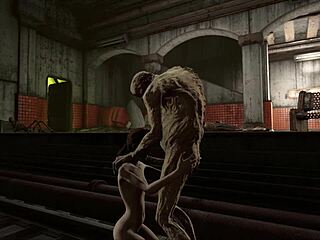 Exploring Fallout 4 in the Rubble of the Subway Station