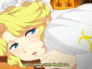 Wow! Busty Rubia Maid Goes Wild in Hentai Action Scene!