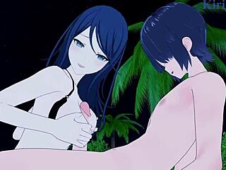 i-i-i chika hoshino and ena shinonome in intense hentai sex