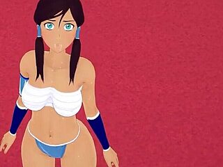 Avatar Korra delivers the ultimate blowjob in 3D cartoon