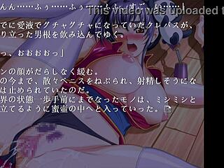 china blue gameplay with kimono shinobi beauty bouncing big