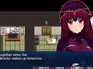 Caring for an elderly man in a quaint village setting