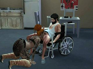 Tattooed Girl Gets Wild with Invalid in Steamy Hentai Action