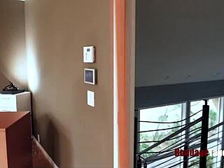 Big ass wife rides cock milking it till deep creampie in pussy