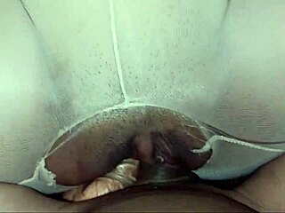 i made her squirt twice in her tight shaved pussy