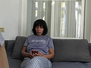 Muslim boy gets his big cock sucked by french stepmother.