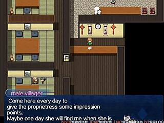 Caring for an elderly man in a quaint village setting