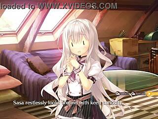 I experience the common route ecchi scene four with Sasa Misuzu in the English ending of Ouchi ni Kaeru Made ga Marshmallow Desu