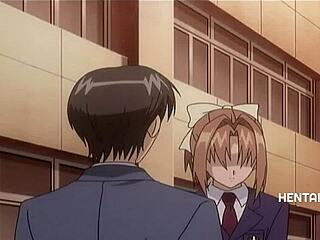 Step Sister Finds Rough Fucking In Hentai College