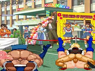 Hentai mugen Brian Battler meets Power Girl and Raven