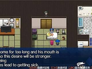 Caring for an elderly man in a quaint village setting