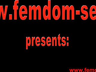 Femdom dominates with hardcore bondage and intense anal action