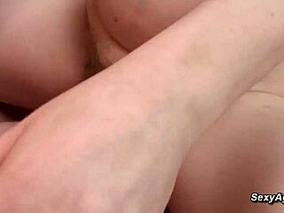 Hairy Mature Lesbians Lick And Fuck With Strap-On