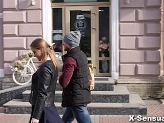 Jenny Manson in hot lingerie in a hardcore doggy style scene