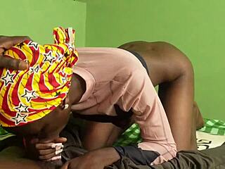 Naija fucking my best friend's man with his big black cock 😏