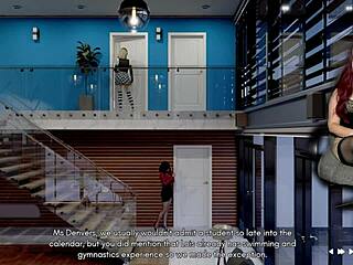 emotional petite 18+ college girl in cosplay stockings feels intense pleasure during game with blonde milf ms denvers ep 61