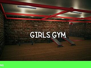 Just chilling at the gym, watching these girls sweat it out in a sneaky voyeur moment.