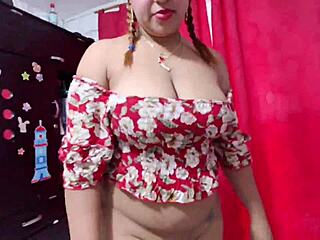 Stepmom Ejaculates on Stepson's Cock During Hot Christmas Encounter