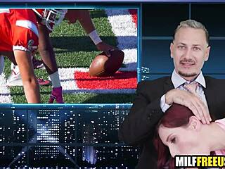 Hot Milfs Freeused During News Broadcast?