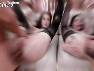 wet kissing with tabitha poison in wild dap action.