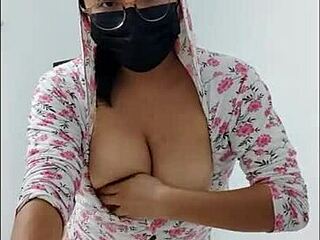 milf dances showing her big ass and nipples