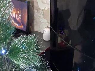 step sister reveals christmas costume, offers holes as gift on desk