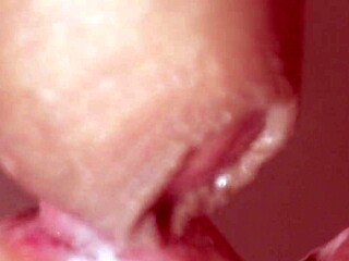 Watch this beautiful step sister deliver an intense blowjob and receive a facial up close!