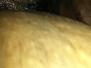 Hear the intense sounds of that redbone's wet pussy getting creampied
