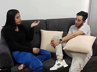 kate kuray as secretary with ripped clothes and blowjob