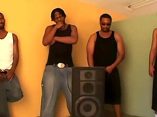 She Craves Handling Four in Fishnets