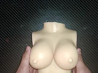 dolly begged for anal and i squeezed her tiny tits tight