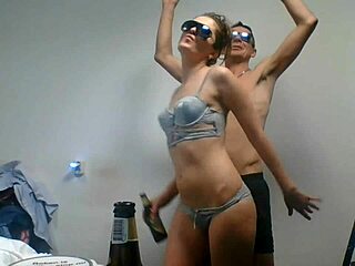 Sucking on a big treat