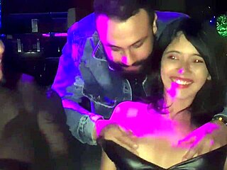 twerking on monster cock in the club booth?