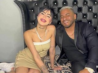 Peruvian Destroys Venezuelan Babe with Rough Blowjob and Quickie Sex