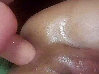 tight shemale playin with 11 inch dildo