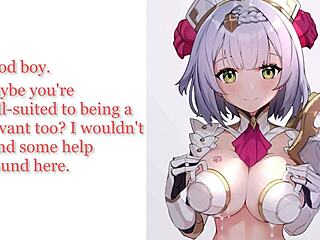 Noelle’s Servant Worships Feet in Genshin Impact JOI?