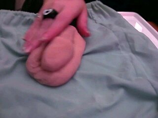 I'm an amateur playing with a very soft and limp fake cock in homemade fetish video, no audio