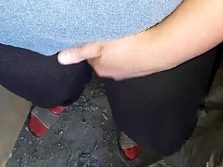 Girl, what are you doing masturbating your hairy pussy during lunch?