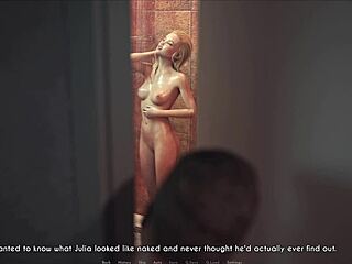 wife and stepmother engage in a playful game with big tits