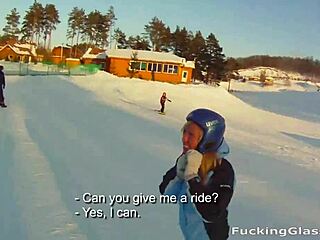 Snowboarder Chick Rosemary Moyer Craves Hard Cock