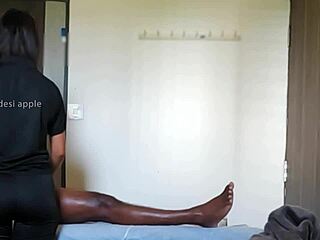 Caught During A Happy Ending Massage With Cock Involvement