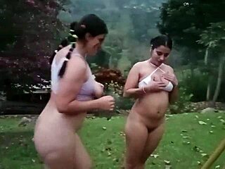 i watch these horny latina lesbians do yoga and lick eachothers pussies